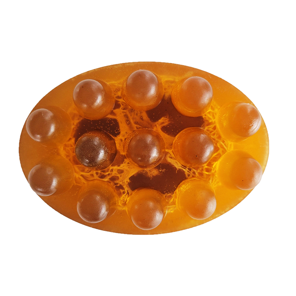 Loofah massage soap bar